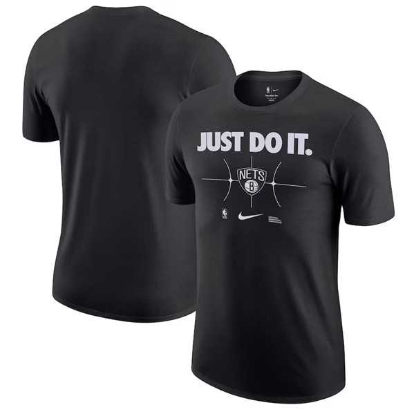 Men's Brooklyn Nets Black Just Do It T-Shirt,We sell and wholesale Men's Brooklyn Nets Black Just Do It T-Shirt on line form chian!